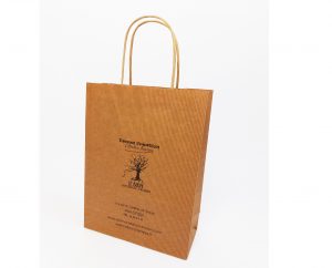 sac papier personnalisé avec logo boutique