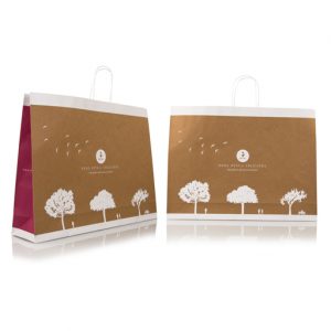 sac à anses écologique en papier recyclable